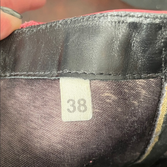 Marc Modavi Italian Leather Black and Red Star Women's Boots - Picture 6 of 9